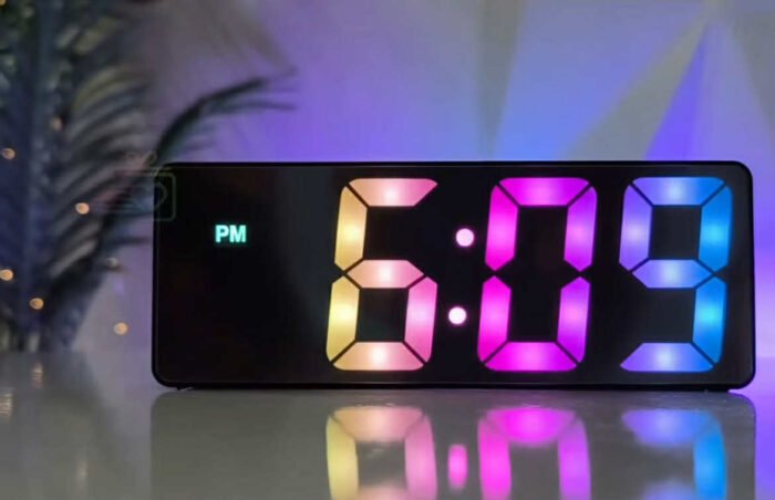 black led clock