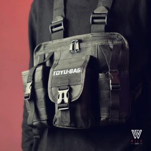TOYU-BAG স্টাইলিশ ট্যাকটিকাল চেস্ট ব্যাগ – মাল্টি-কম্পার্টমেন্ট